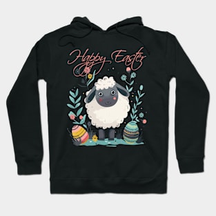 Happy easter sheep easter eggs Hoodie